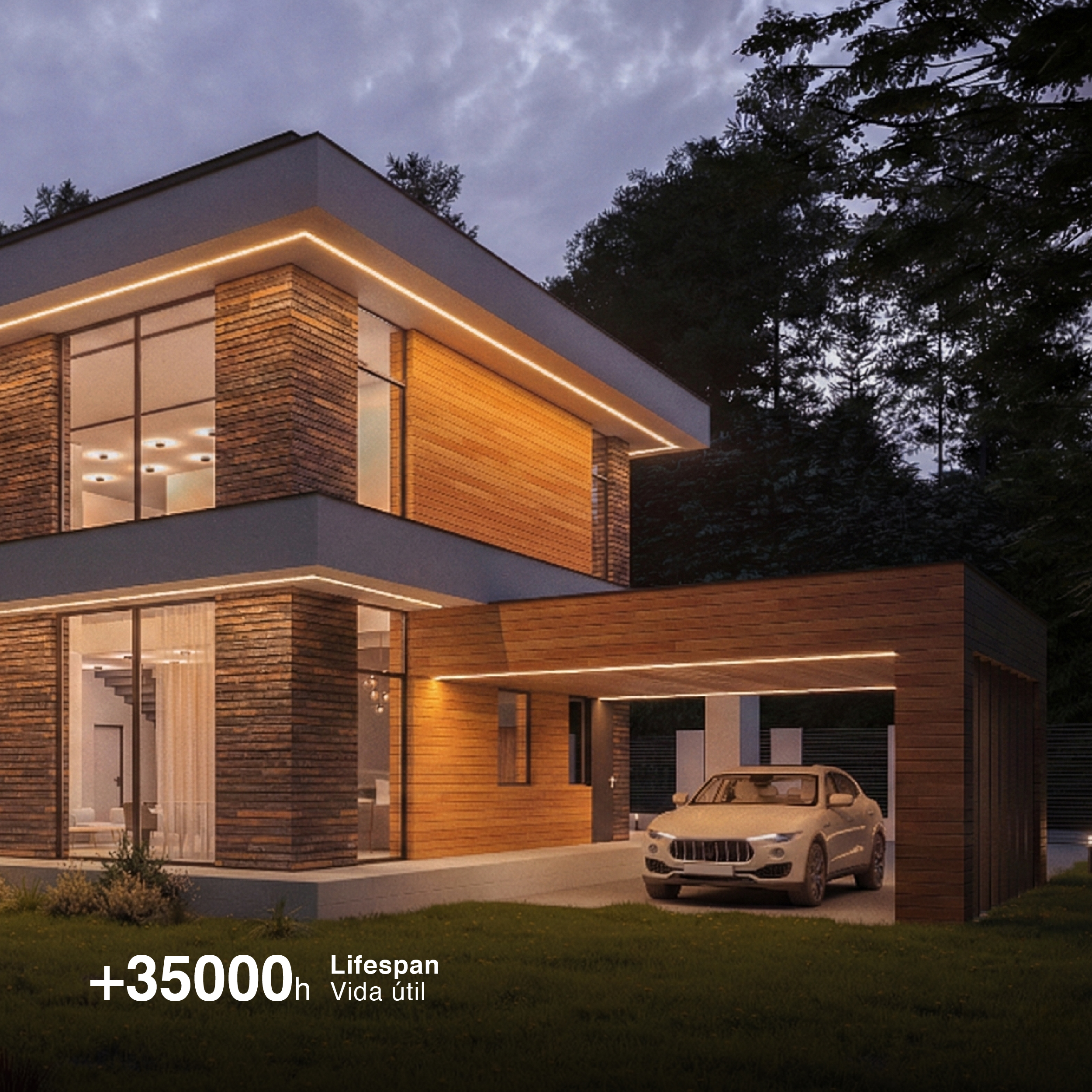 Tira LED COB 24V 11W/m Blanco Cálido 924lm/m 480 LEDs/m 8mm IP65, 5m