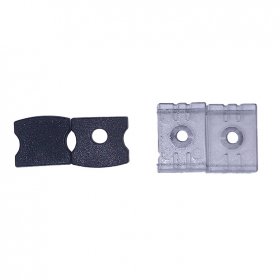 Kit de 2 tapas y 2 clips para perfil de aluminio, PER-12-2M