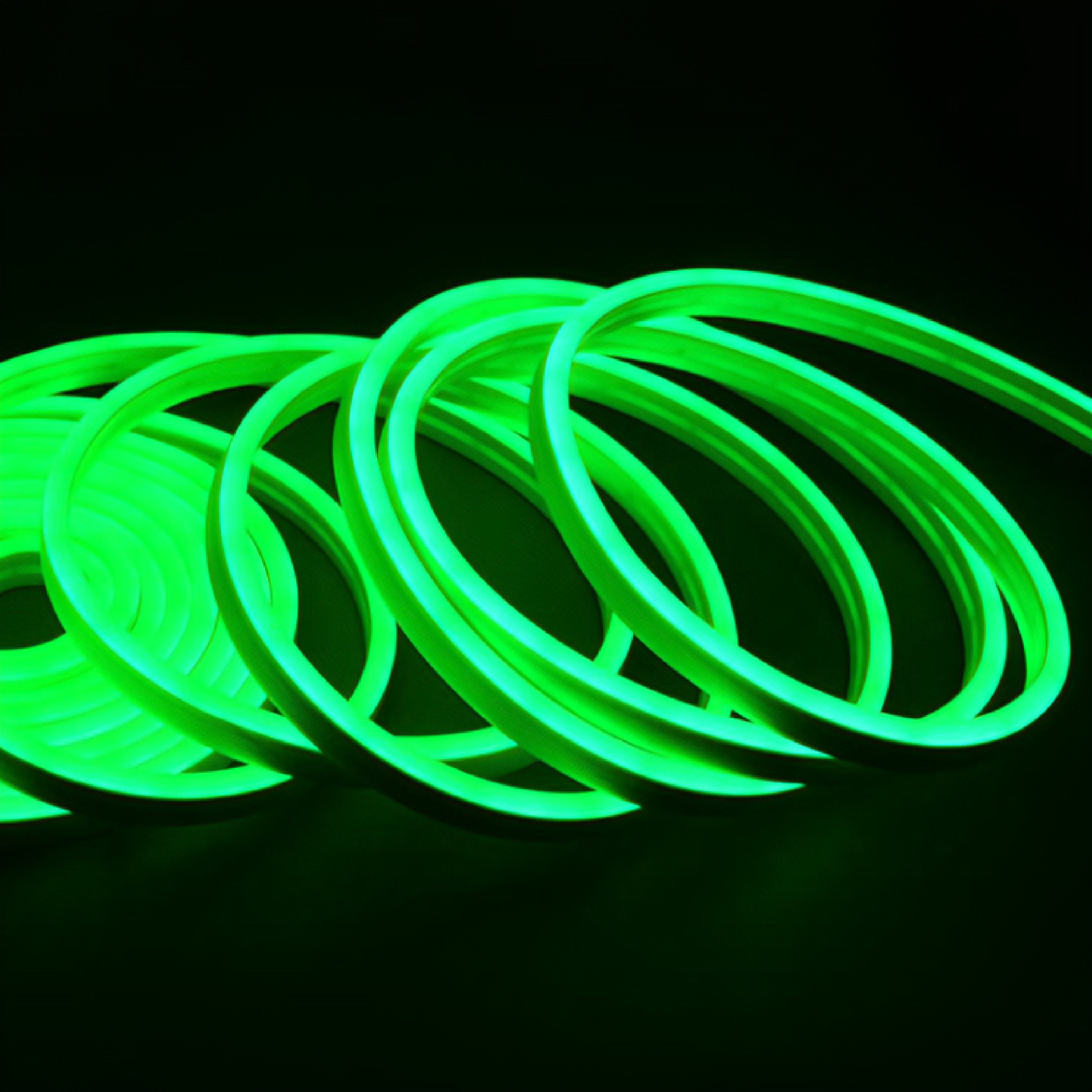 Tira LED de Neón SMD2835 IP67 12V 6W/m Verde 120 LED/m 5m