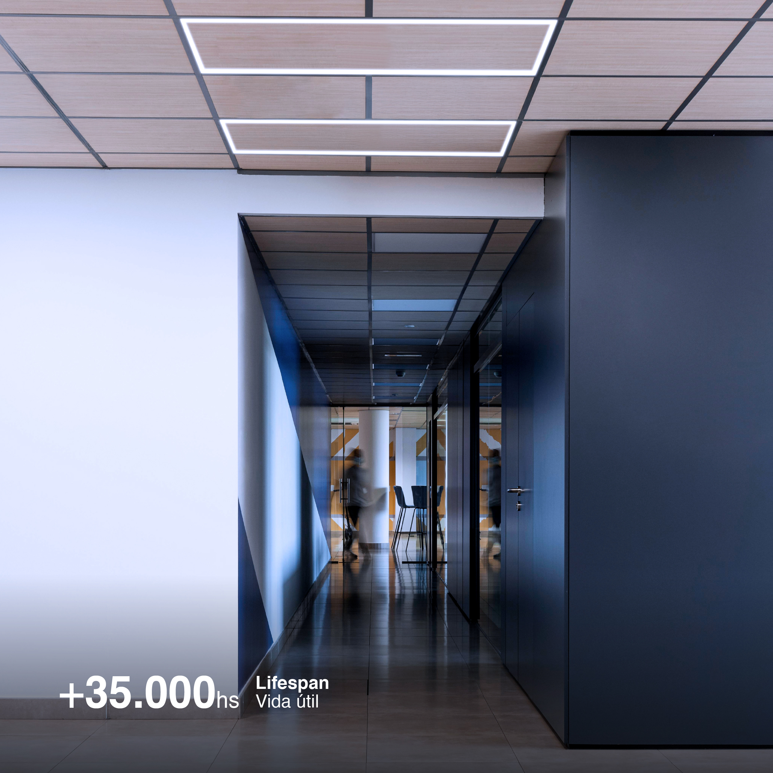 Marco Luminoso LED de 60x30cm 36W 4000lm blanco Frío 6000K