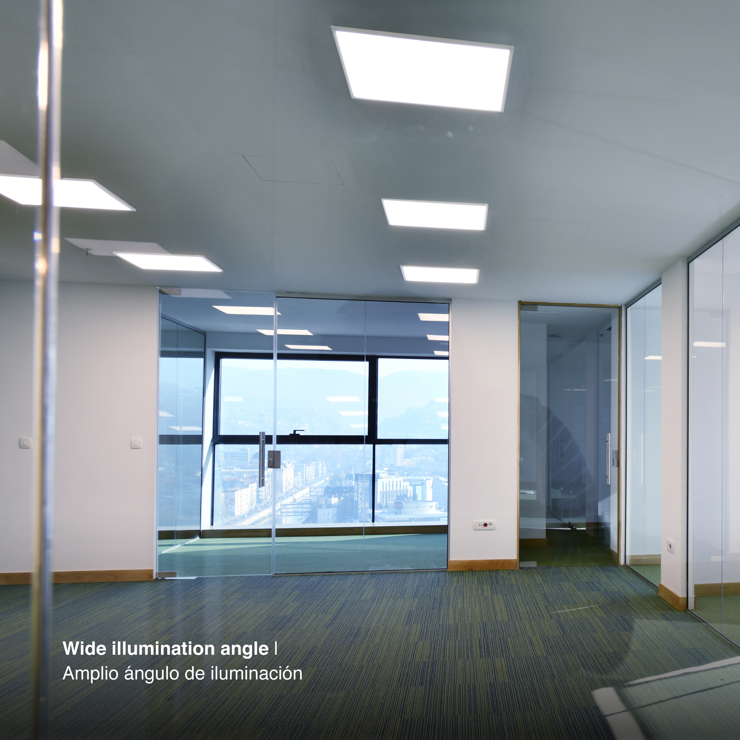 Panel LED BACKLIGHT de 60x60x3.8cm 48W 4800lm Neutro, Aplicar