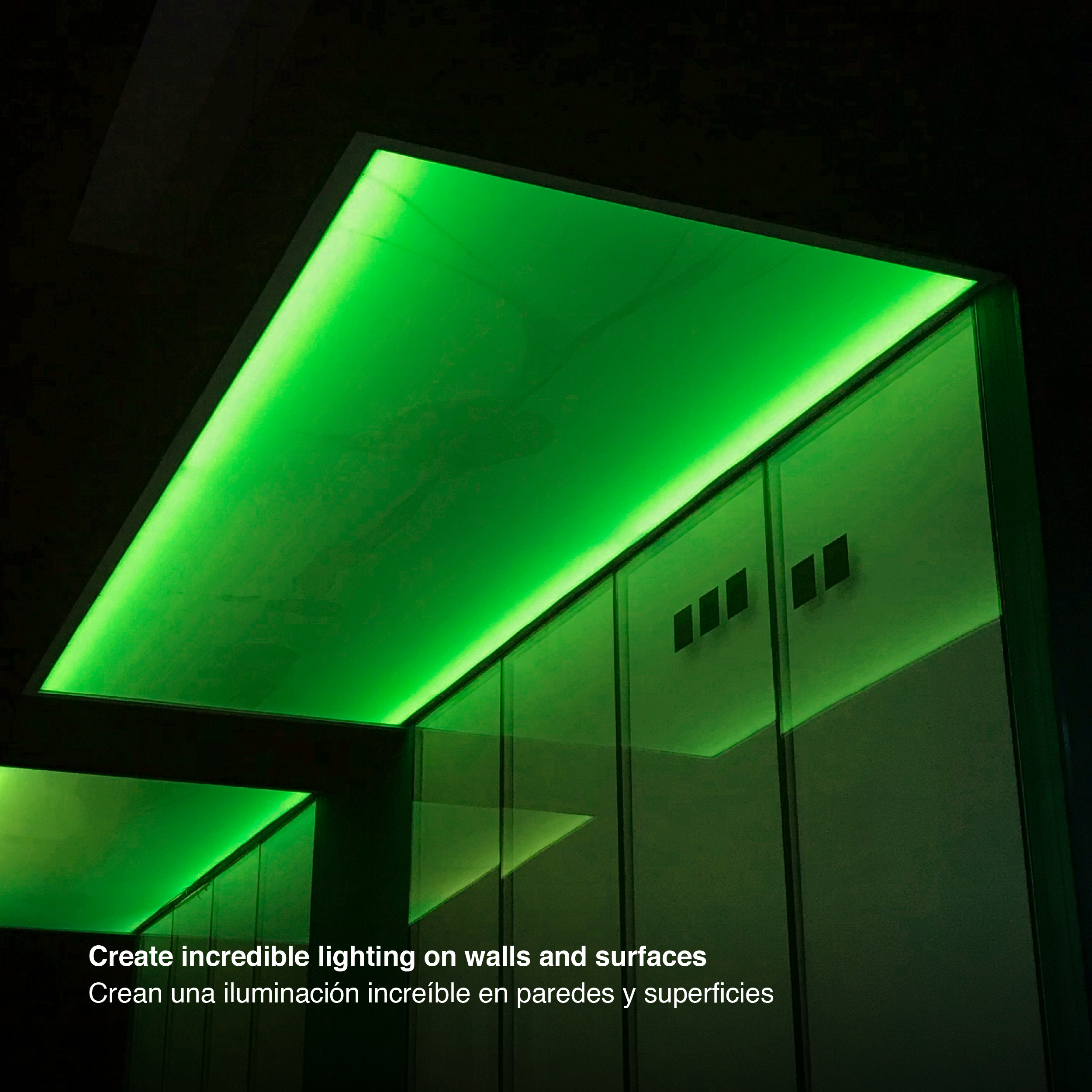 Tira LED de Neón SMD2835 IP67 12V 6W/m Verde 120 LED/m 5m