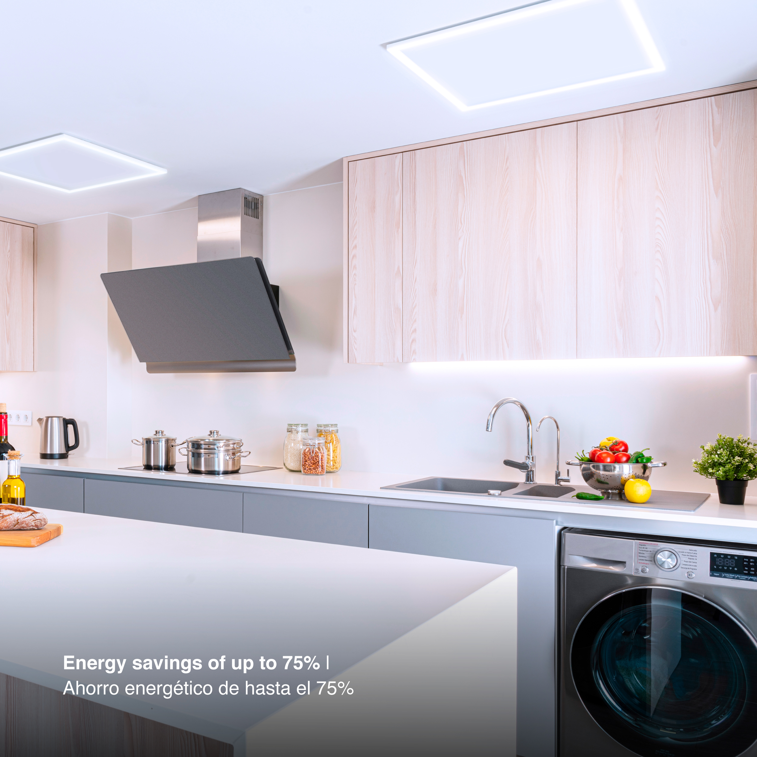 Marco Luminoso LED de 60x60cm 36W 4.000lm blanco Frío 6000K