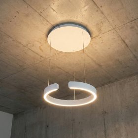 Lámpara LED Suspendida Blanco, Ø40x52cm, 28W CCT Variable 3000-6500K