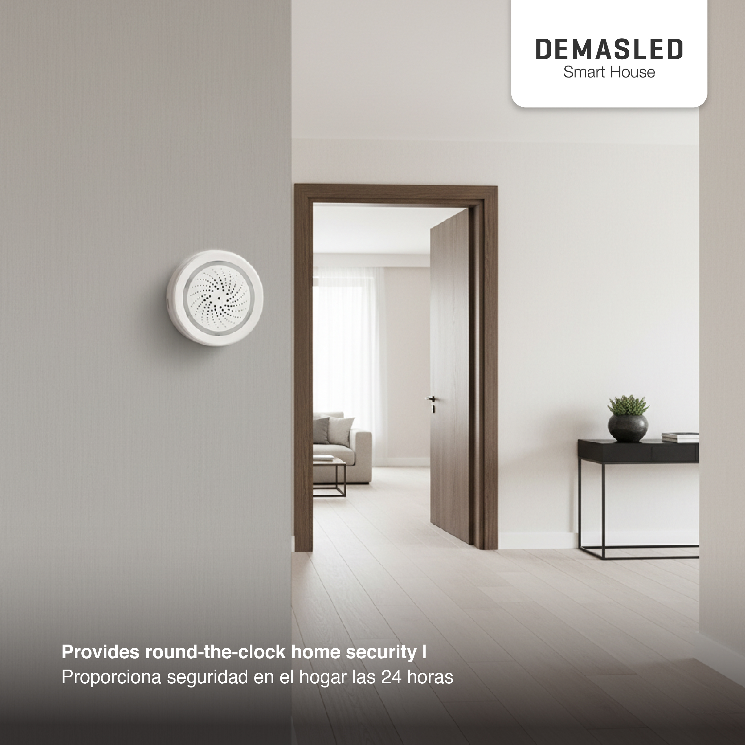 Sirena de Alarma Smart WiFi 100dB 2.4GHz