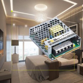 Fuente de Alimentación Switching Metalica 12V 60W 5A - Interior