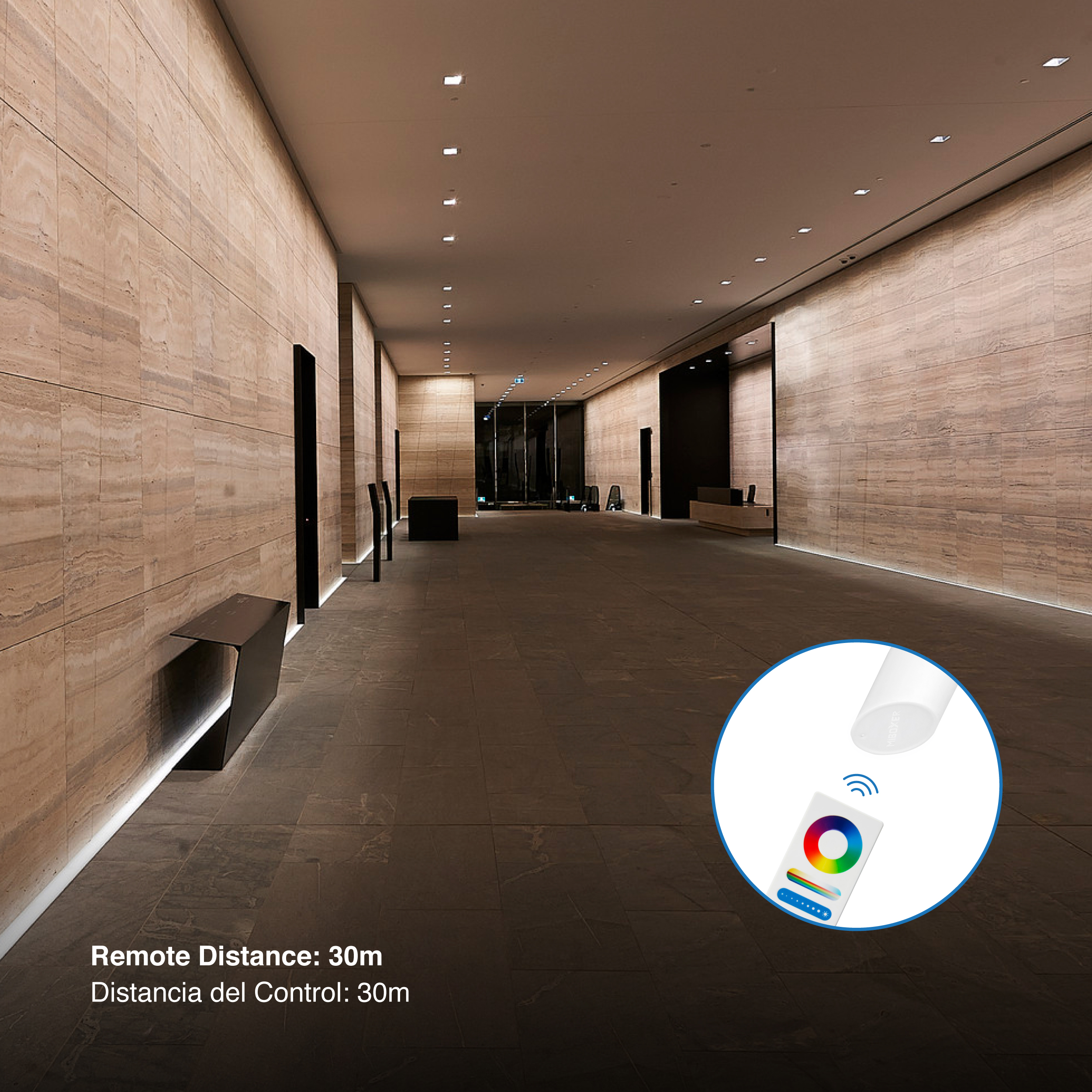 Control Remoto Táctil RGB+CCT 