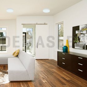 Plafón LED Redondo FRAMELESS de 22cm 42W 3570lm Blanco Neutro, De Aplicar