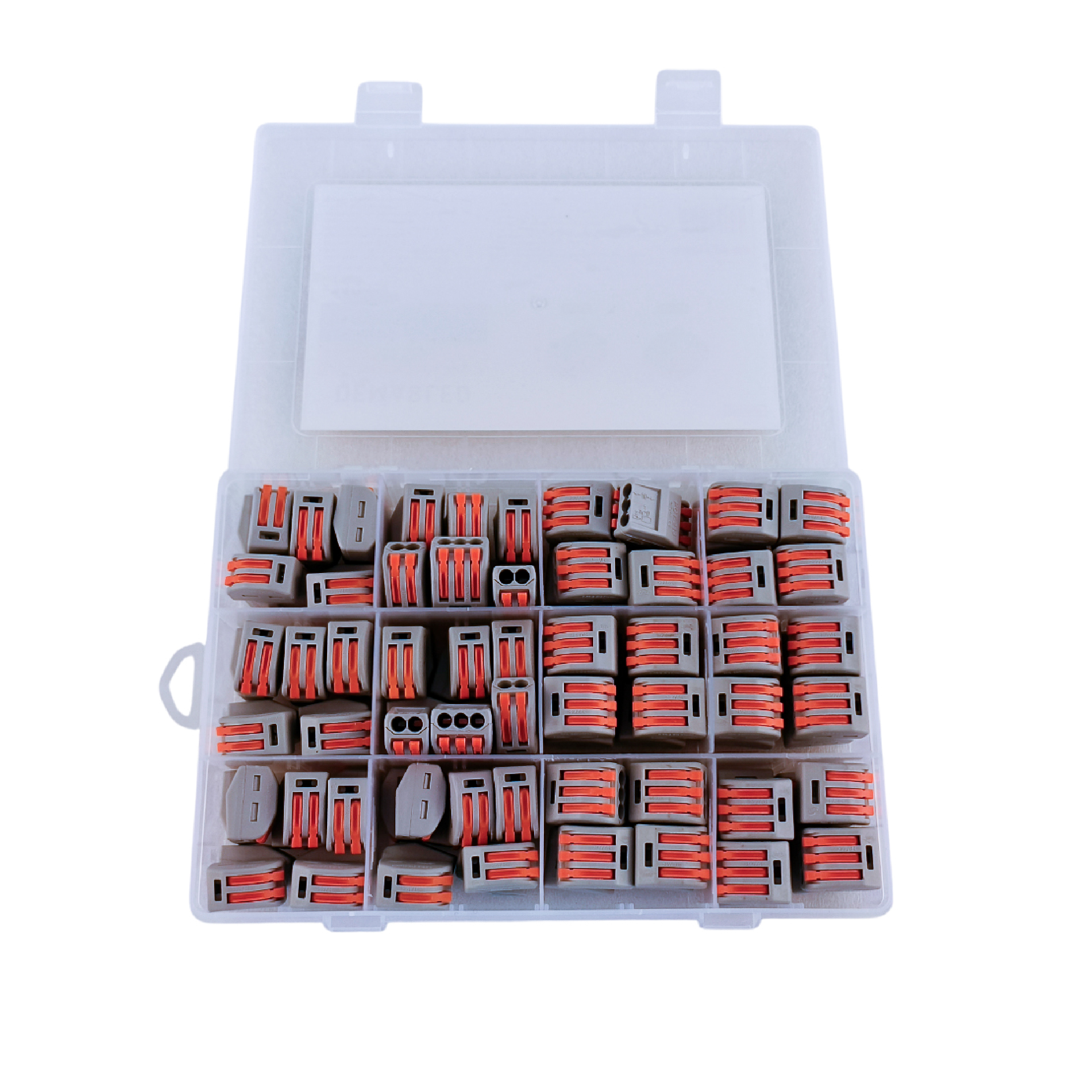 Kit de Conectores Empalme Fast Clip 2 y 3 Polos x110 piezas