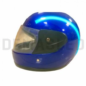 Kit de Tira LED azul claro para cascos con adaptador DC 3V 