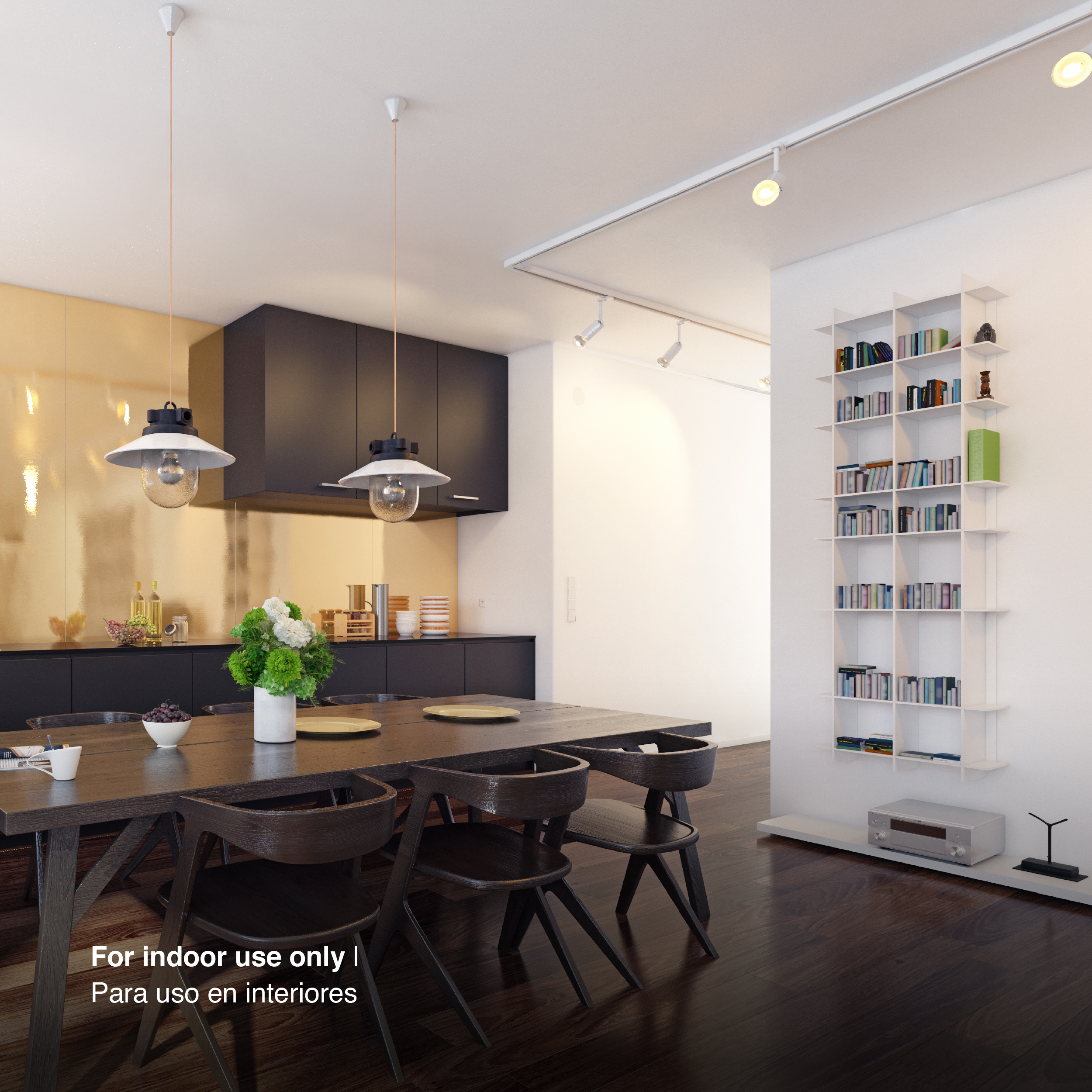 Unión Rígida 90º para Riel LED Track Light Color Blanco