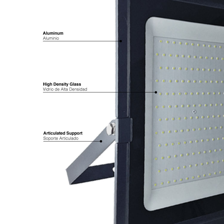 Reflector LED de Exteriores, 300W 25.000lm Blanco Frio 6500K 220V