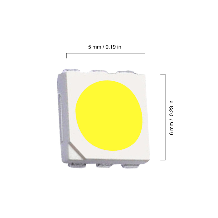 LED SMD5060 3,2V 0,18W 60mA, Blanco Neutro 4.000K, 20lm