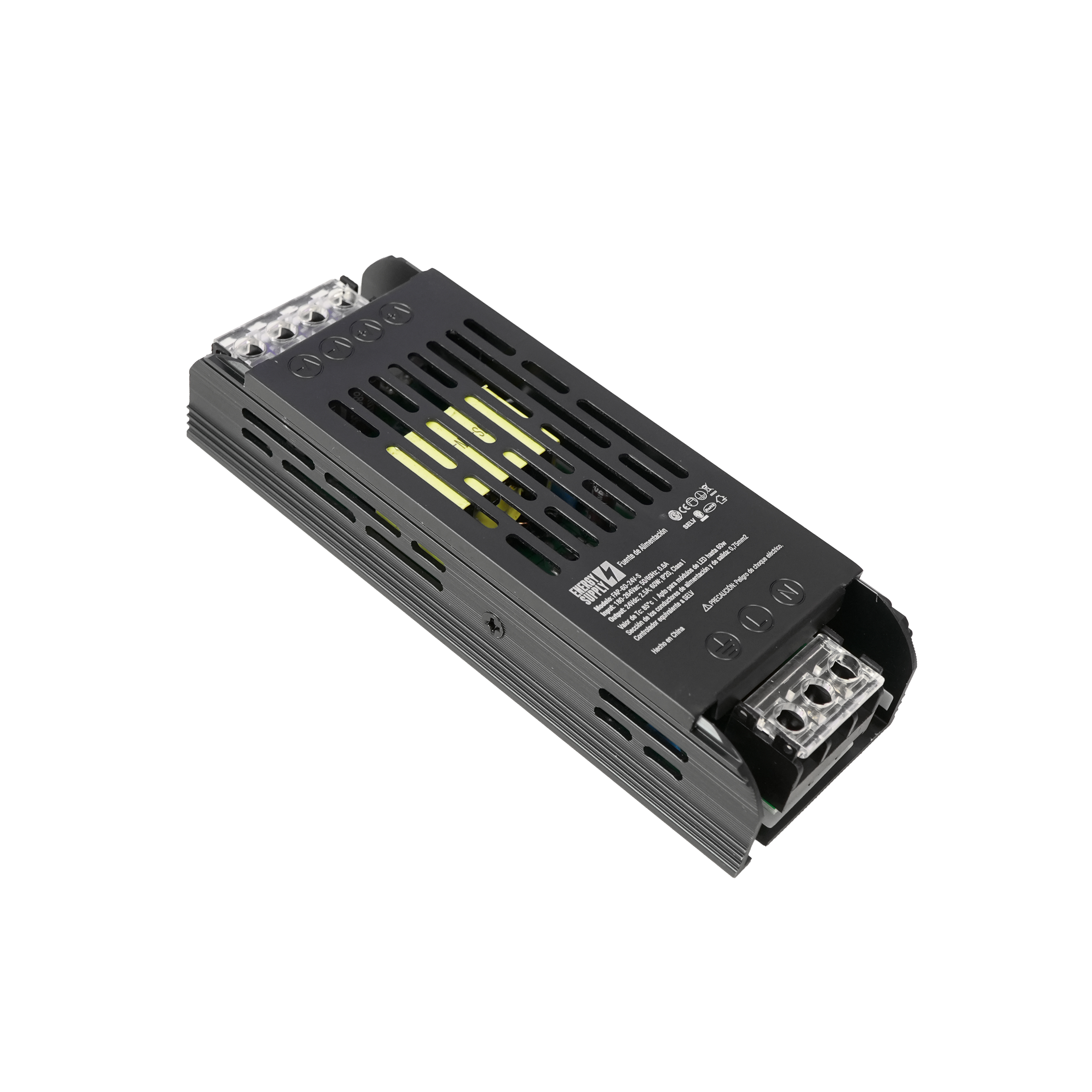 Fuente de Alimentación Switching SLIM 24V 60W 2.5A - Interior