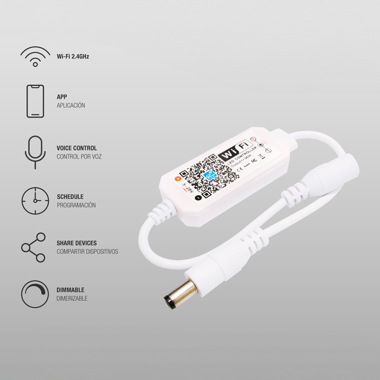 Mini Controlador Wi-Fi monocromático, DC5-28V 96W, Magic Home Pro