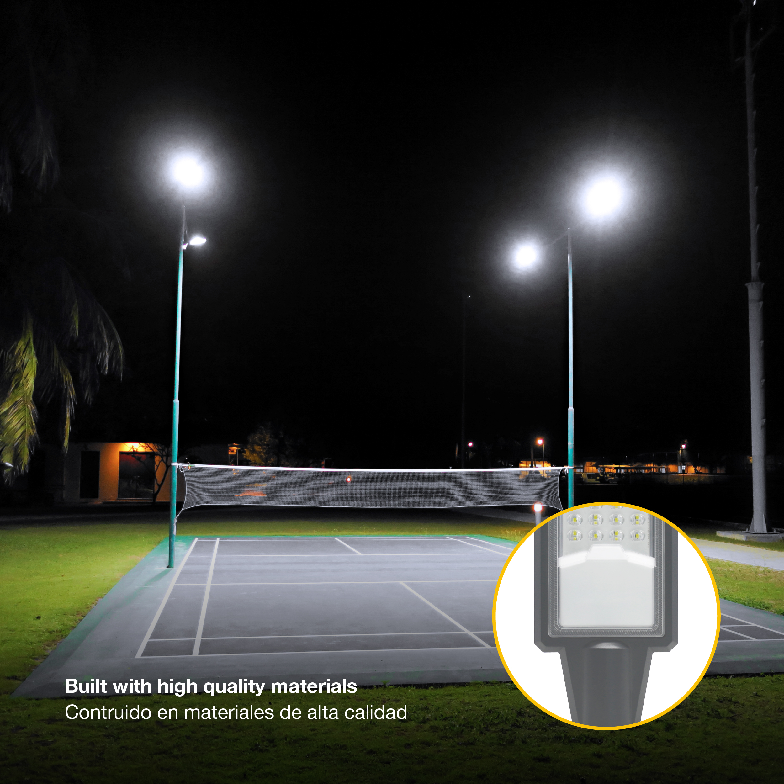 Luminaria de Calle 50W Blanco Frío 6500K 5000lm IP65