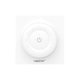 Control Remoto Dimmer Giratorio con Base Magnética 3V 2.4GHz, Blanco