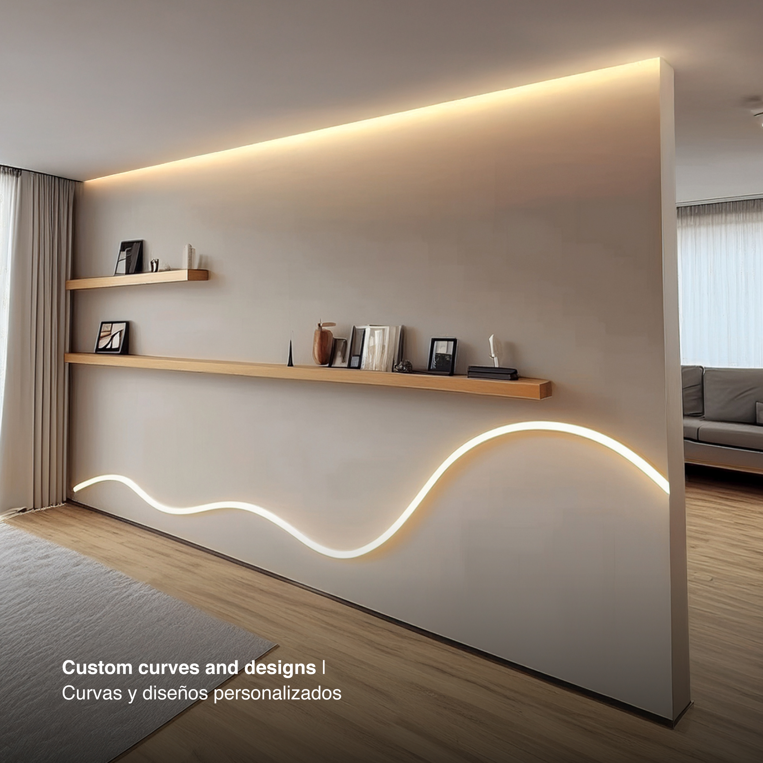 Perfil Flexible de Acero Inoxidable para pers-04 x10m