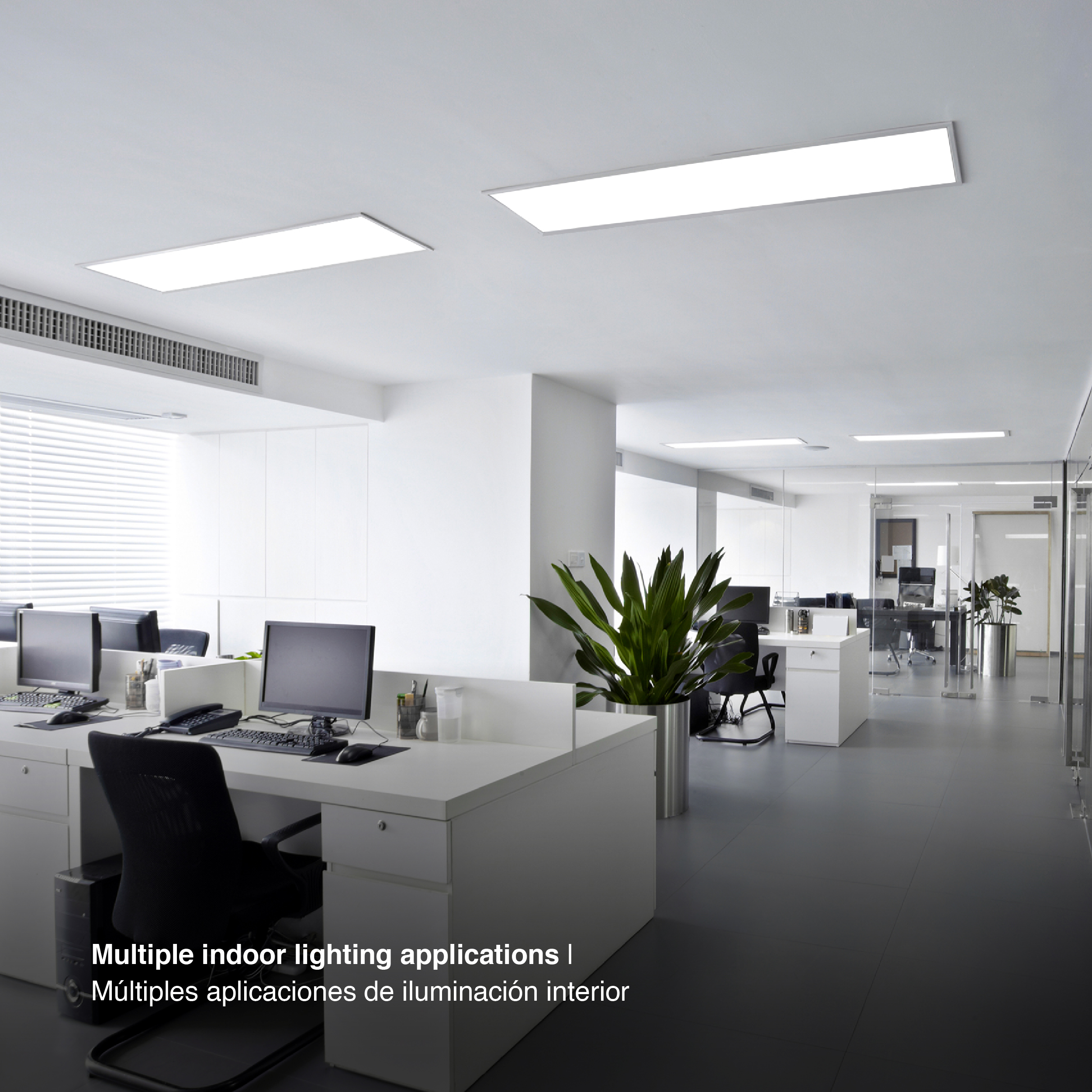 Panel BACKLIGHT LED 48W, 30 x 120cm, 48W, blanco neutro, Aplicar