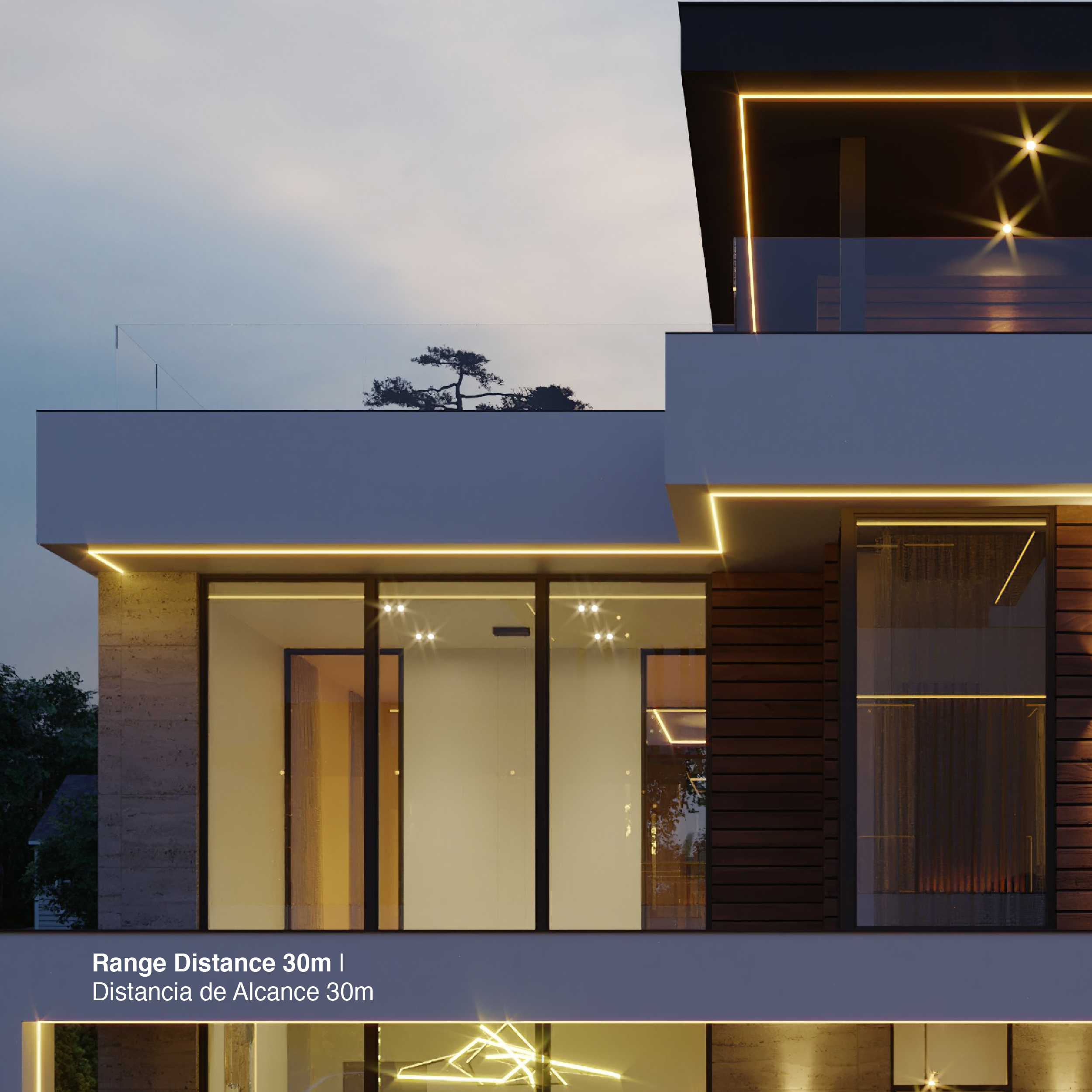 Control Remoto Dimmer Giratorio con Base Magnética 3V 2.4GHz, negro