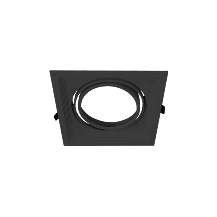 Spot Móvil Negro 18.5x18.5cm para Lámpara AR111