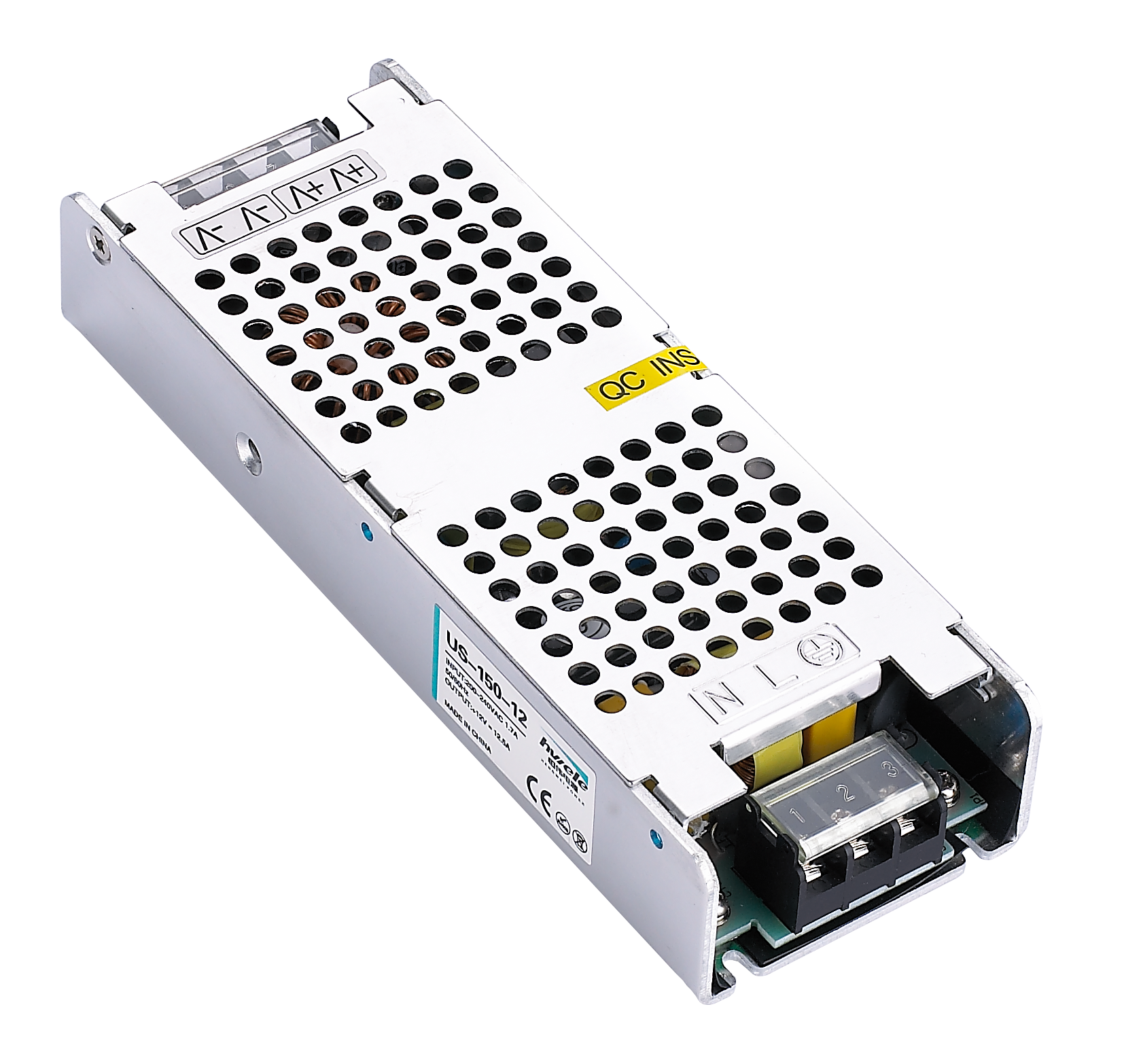 Fuente de alimentación perforada. SUPER Slim energy supply 150W-24v. 180-264vac. 150w. 6,3 amps. 24v