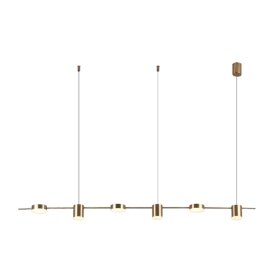 Lámpara LED Suspendida Cobre Ø1,10x1,33m, 29W Blanco Cálido 3000K