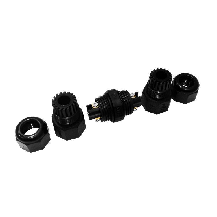 Conector Estanco IP68 Bipolar, para Corriente Alterna