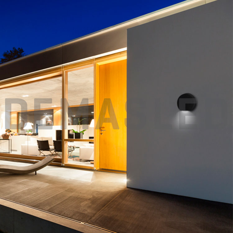 Aplique Exterior HALF MOON LED 7W 150lm Blanco Neutro 15cm 85-265V