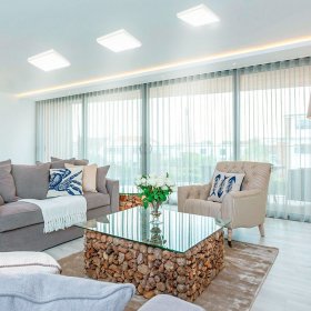 Plafón LED Cuadrado FRAMELESS de 22x22cm 42W 3570lm Blanco Neutro, De Aplicar