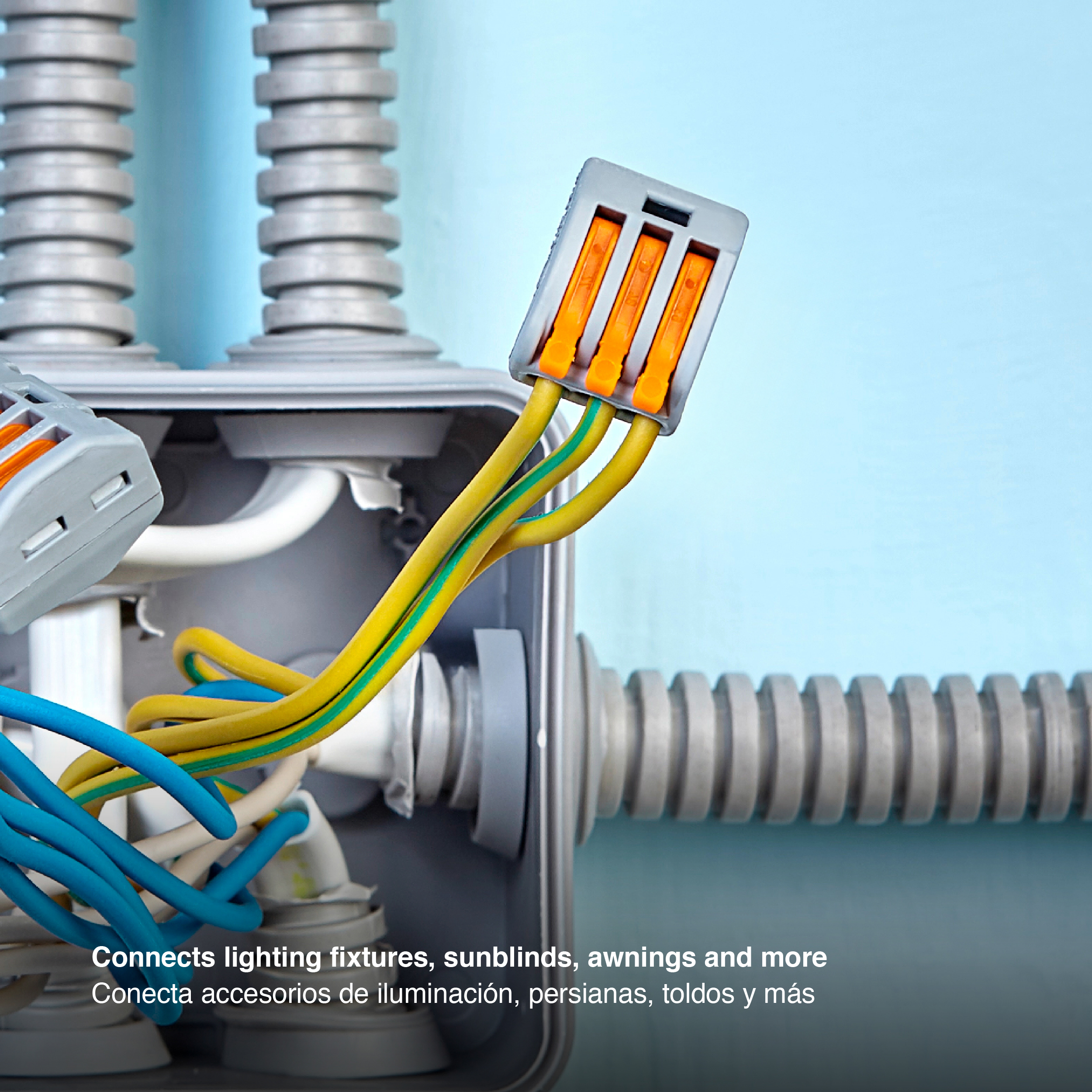 Kit de Conectores Empalme Fast Clip 2 y 3 Polos, 2 y 3 Bornera x80pzs