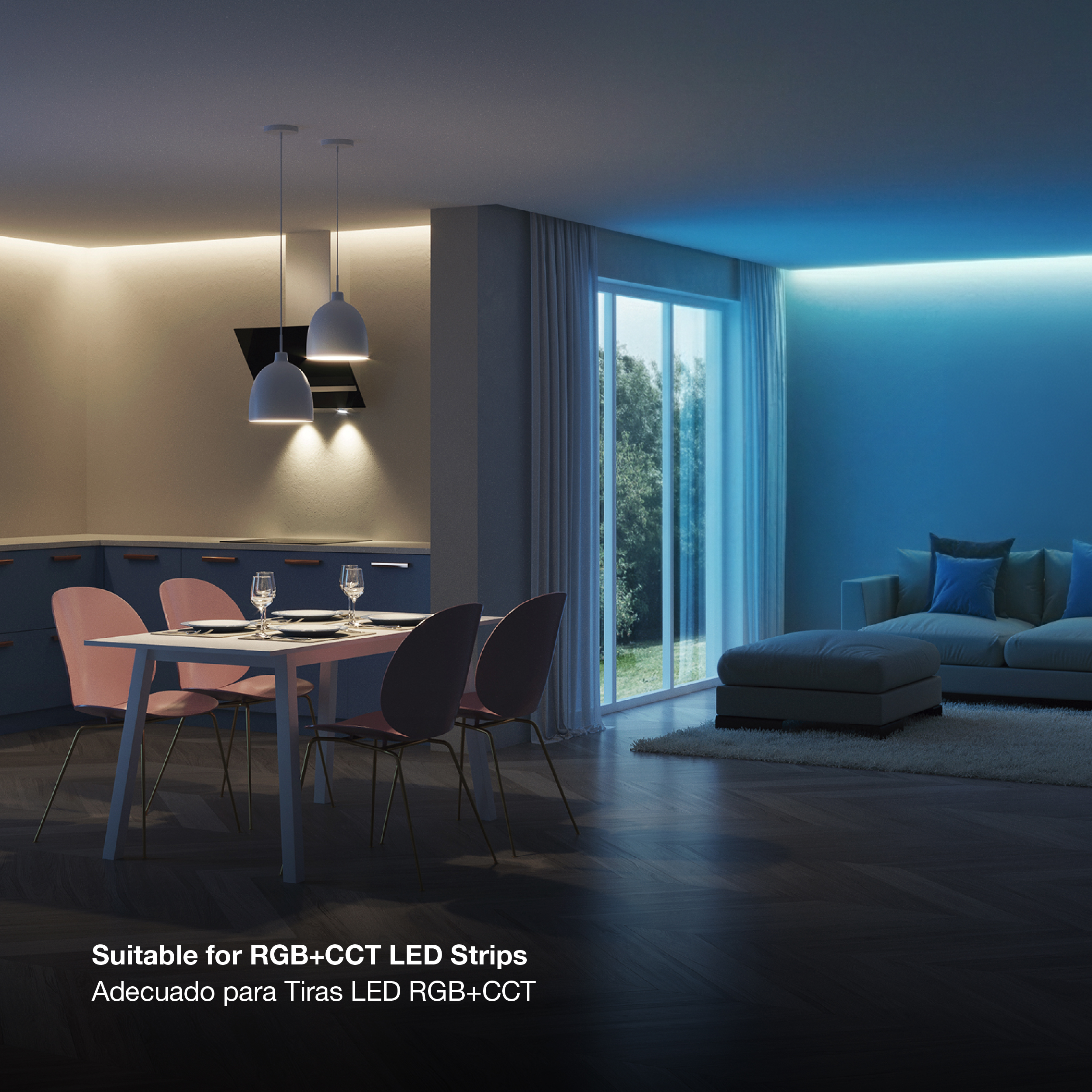 Controlador LED Pixel SPI 5 en 1 5-24V 10A máx. 2.4Ghz