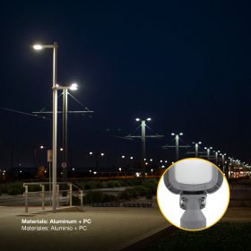 Luminaria de Calle 200W Blanco Frío 5700K IP65