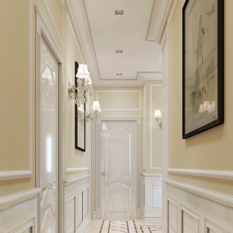 Spot Móvil Blanco Metálico 10x10cm Corte 9x9cm para Lámpara GU10