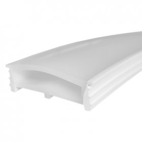 Perfil de Silicona Flexible para Tiras LED Blanco x10mts
