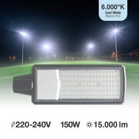 Luminaria LED de Calle 150W Blanco Frío 6500K 15000lm IP65