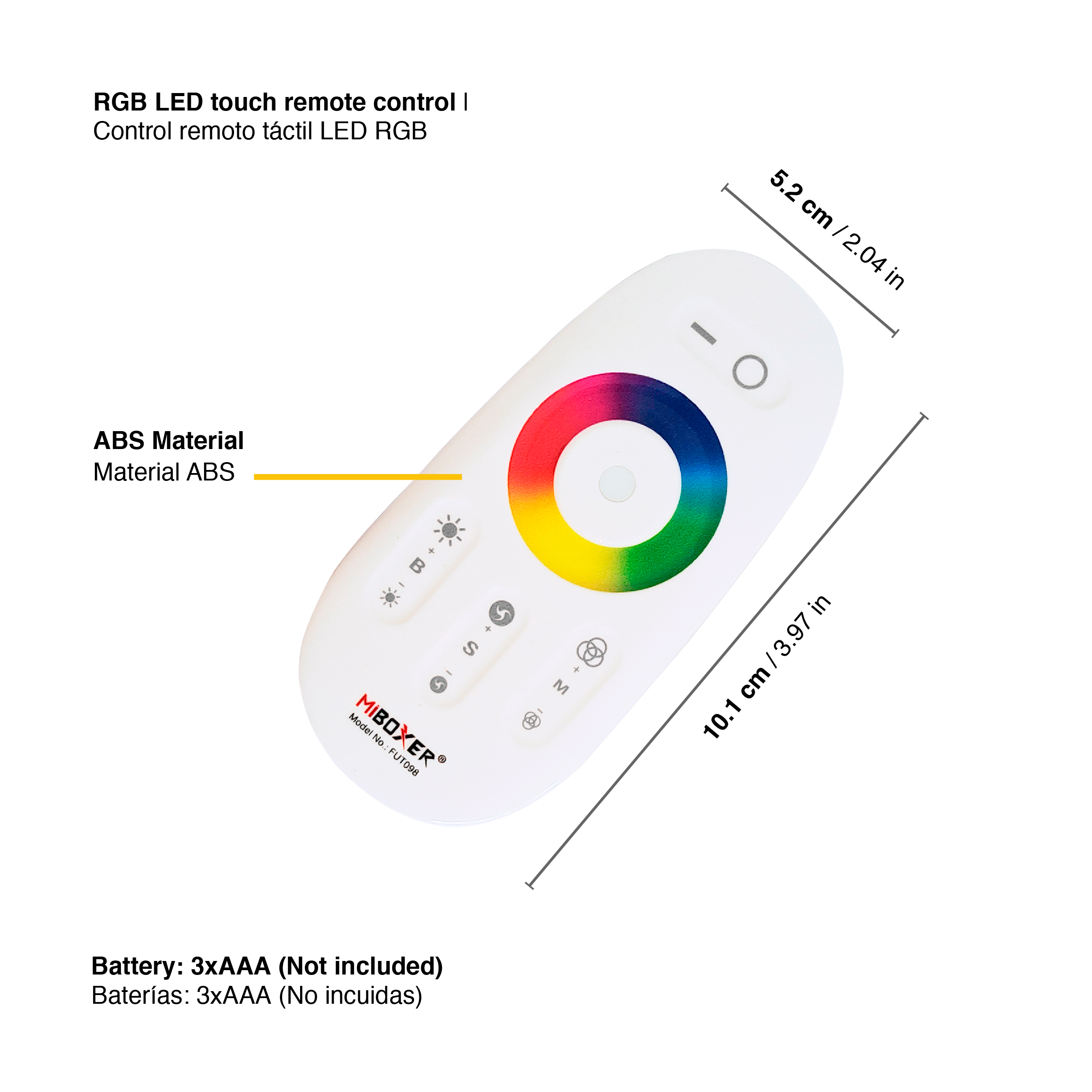Kits Controlador RGBW Manual y Automático Mi-Light 2.4GHz