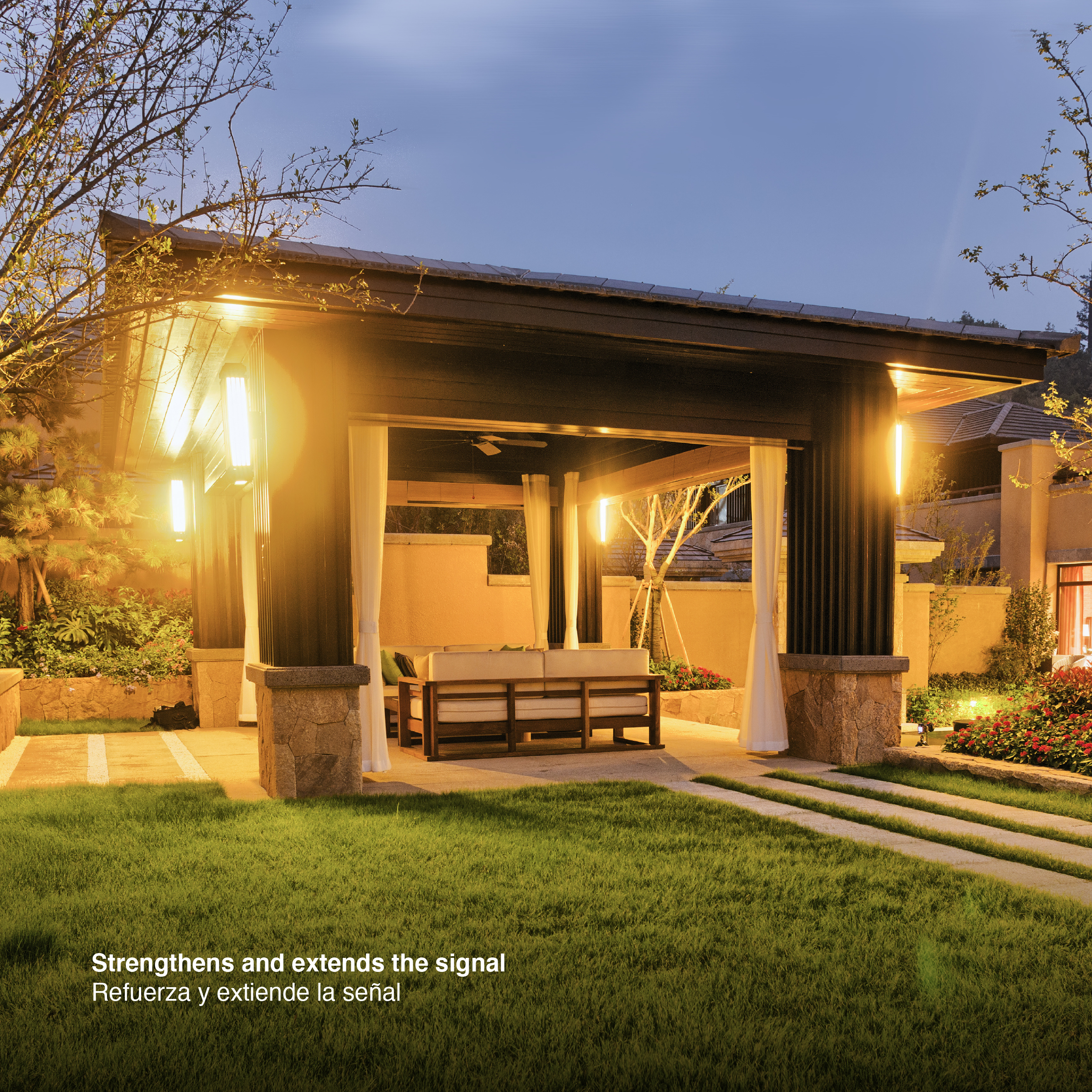 Repetidor de Radiofrecuencia de 2.4GHz 100-240V IP67