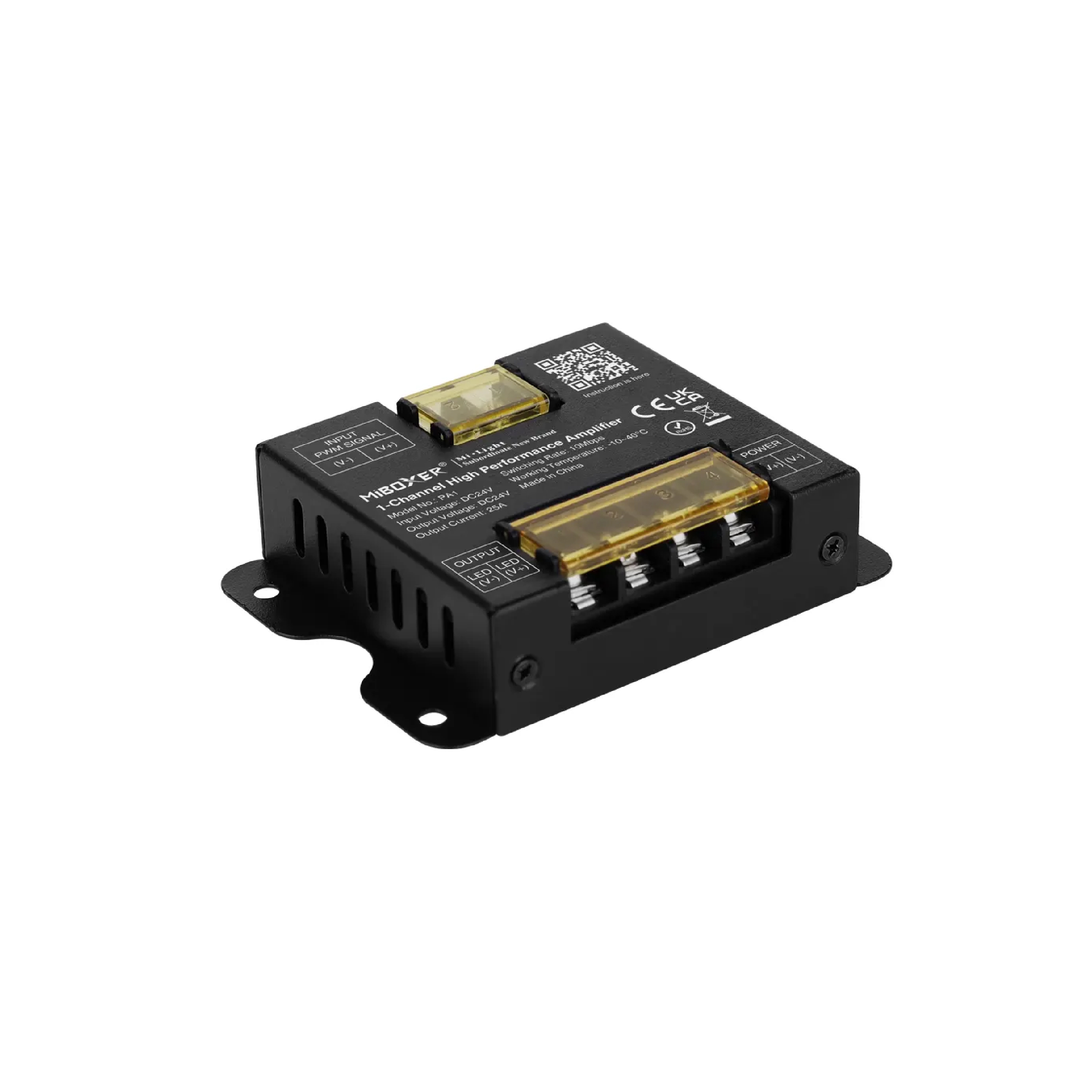 Amplificador de Alto Rendimiento 1 Canal 25A máx. 24V