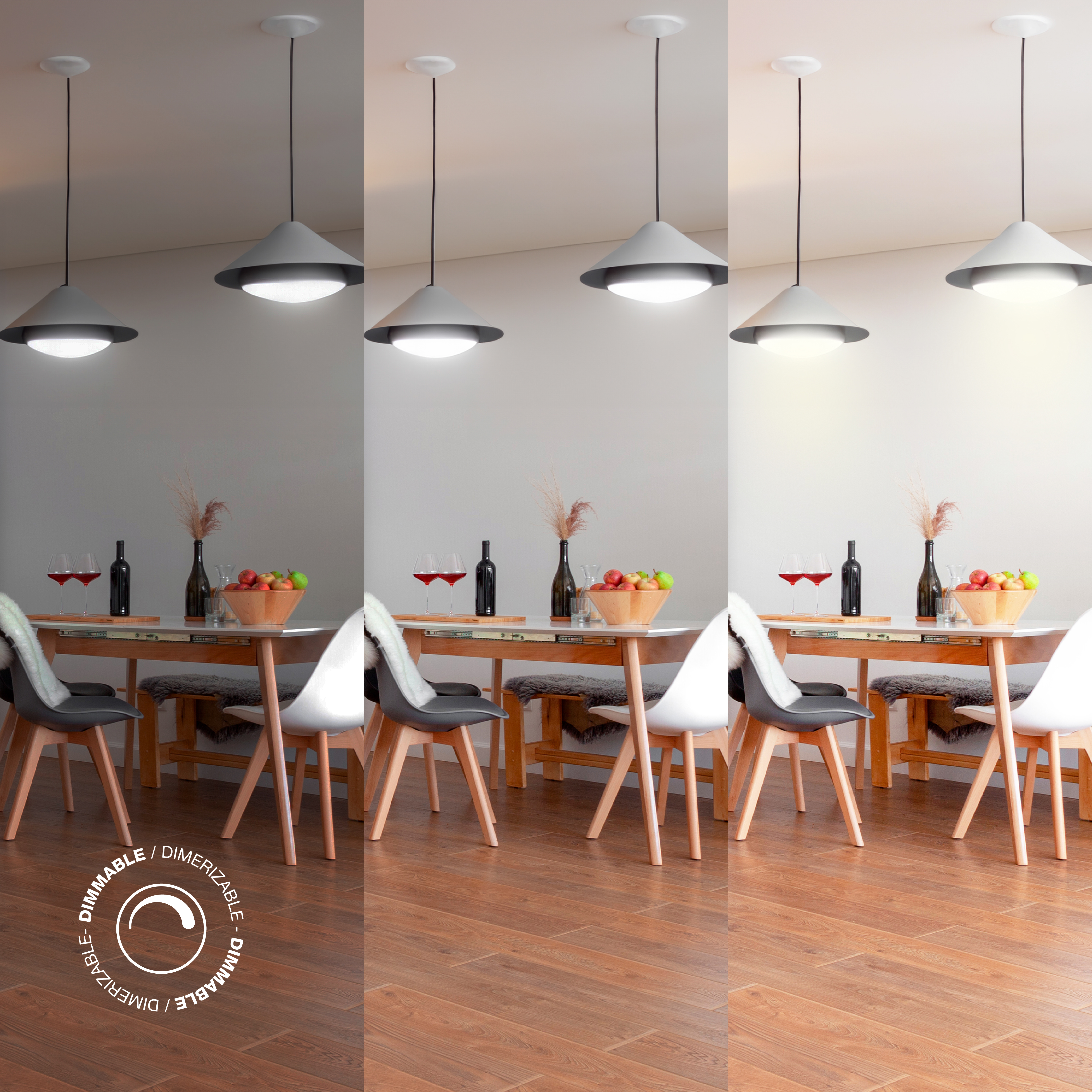 Dimmer Switch WiFi 2 Salidas AC100-240V IP20