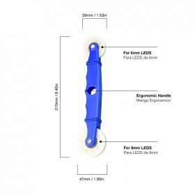 Rodillo de Canal para Instalar Tiras LED en Perfiles