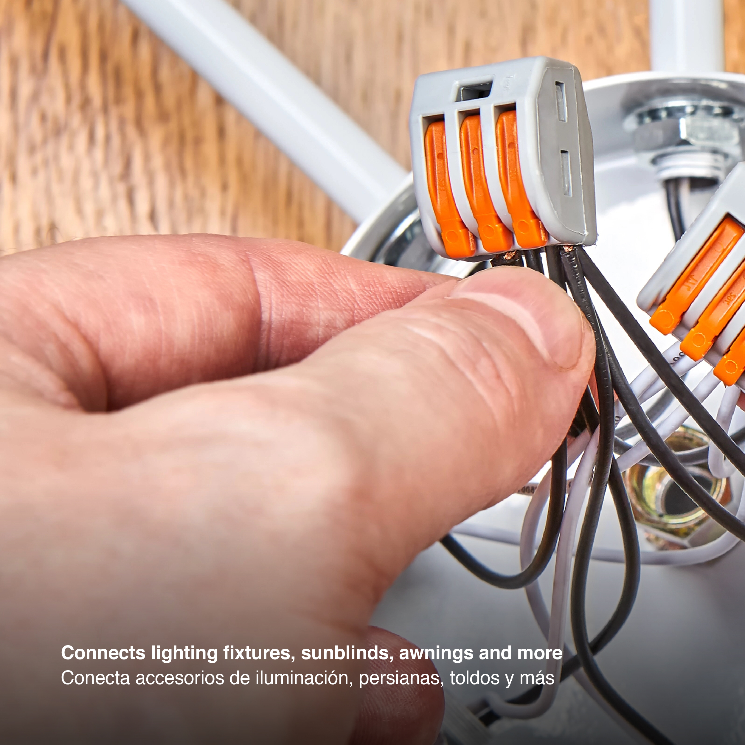 Kit de Conectores Empalme Fast Clip 2 y 3 Polos x110 piezas