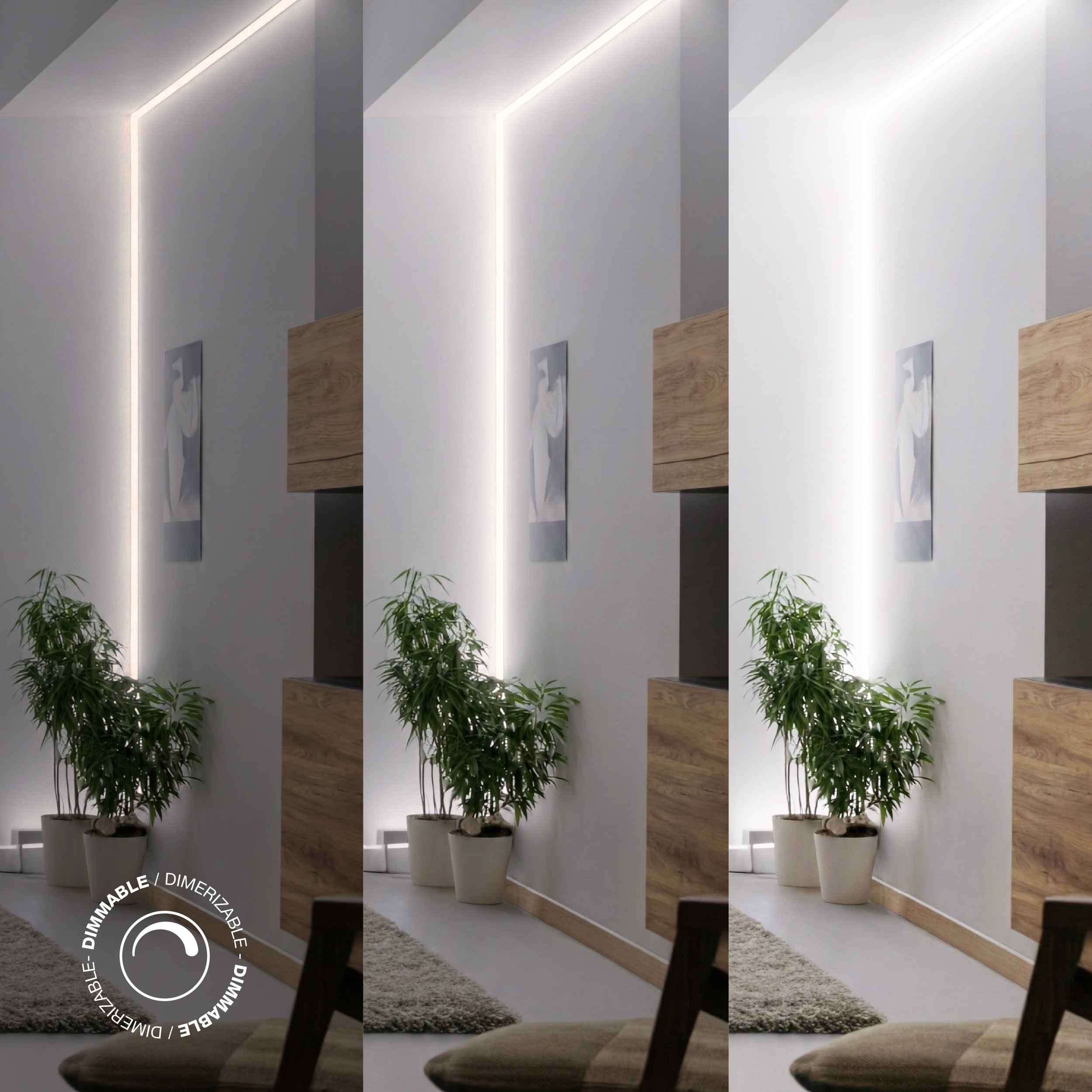 Tira LED Zig-Zag SMD2835 24V 6.2W/m Neutro 660 lm/m 60 LEDs/m, 5m