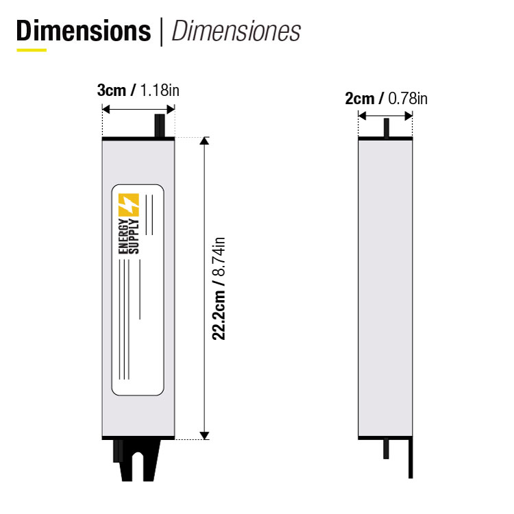 Fuente Switching 12V 3A 36W, 180-265VAC Exterior IP67