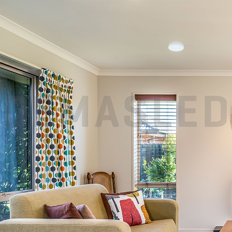 Plafón LED redondo FRAMELESS de 17cm, 22W 1870lm Frío, de aplicar