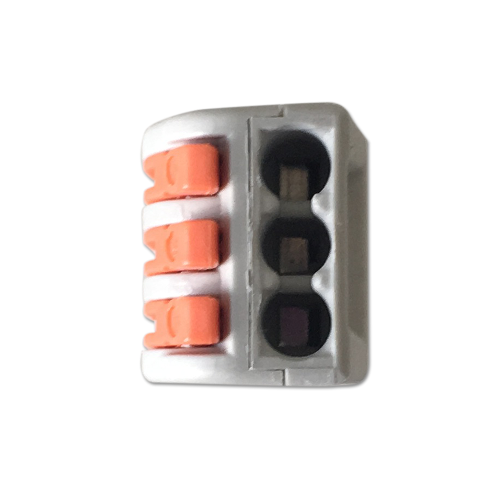 Conector Empalme Fast Clip, 3 Polos