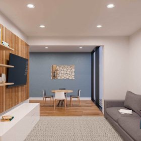 Spot Plástico Móvil Blanco 9.2cm Corte 7.5cm para Lámparas GU10