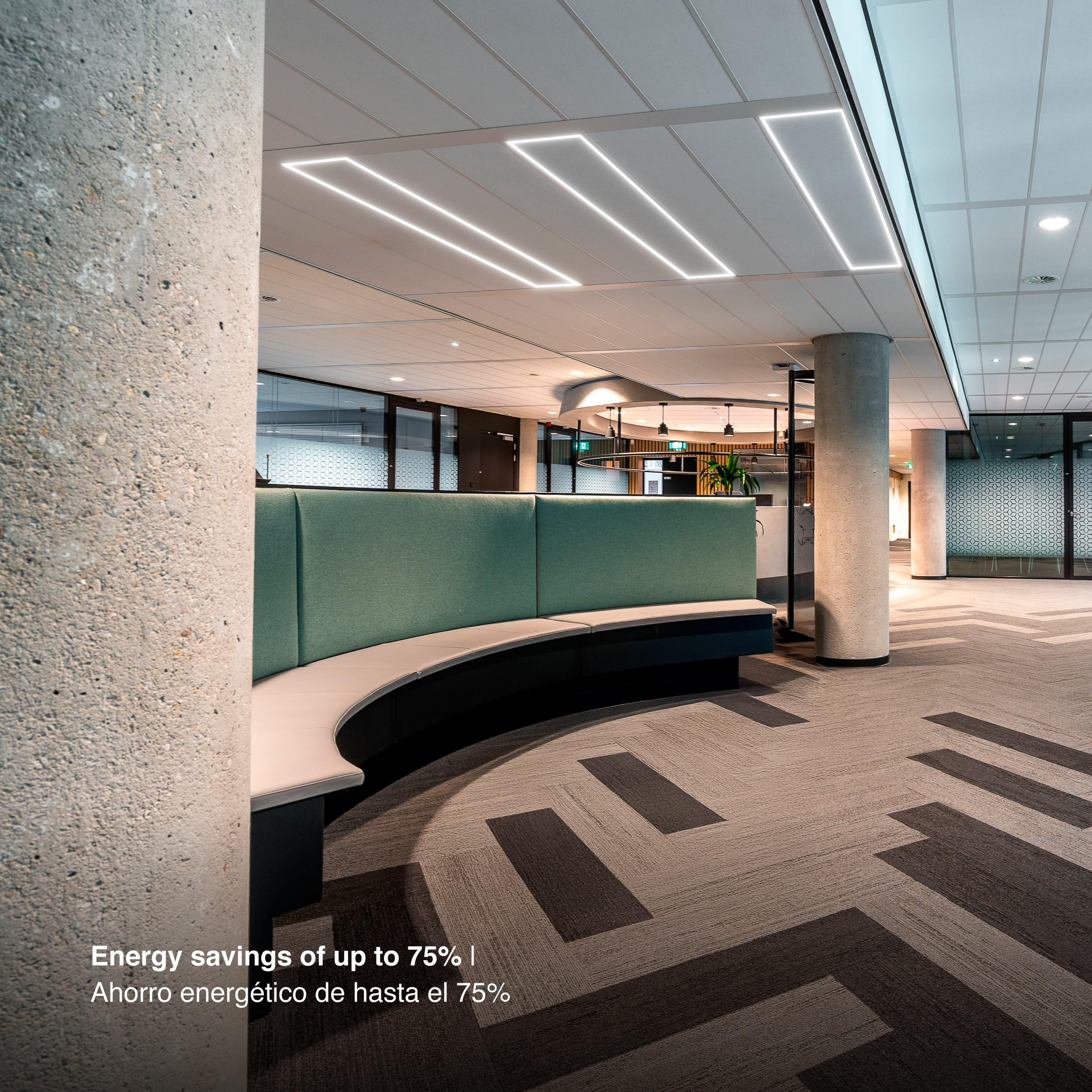 Marco Luminoso LED de 120x30cm 48W 5.300lm blanco Neutro 4000K