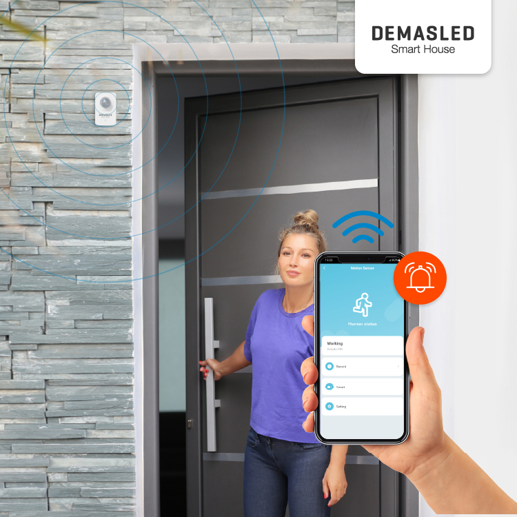 Sensor de Movimiento Smart WiFi 5V 1A 2.4GHz