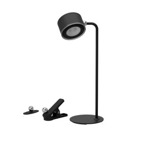 Lámpara Velador Magnético Negro 3W CCT Batería Recargable 1200mAh 